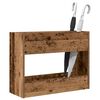 vidaXL Suporte de Guarda-Sol Madeira antiga 65 x 24 x 50 cm