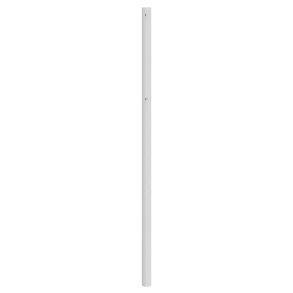 vidaXL Cabeceira de substitui&ccedil;&atilde;o 75 cm metal branco