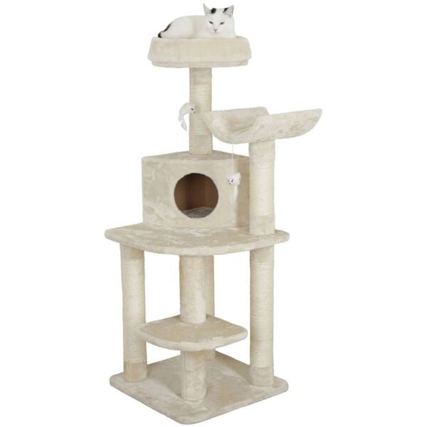 Kerbl &Aacute;rvore para gatos de canto Zirkonia 130 cm cor creme