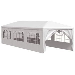 vidaXL Tenda para festas 3x9 m branco