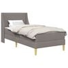 vidaXL Estrutura de cama com colch&atilde;o 80x 200 cm Capa remov&iacute;vel