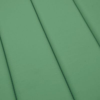 vidaXL Almofadão p/ espreguiçadeira 200x60x3 cm tecido oxford verde