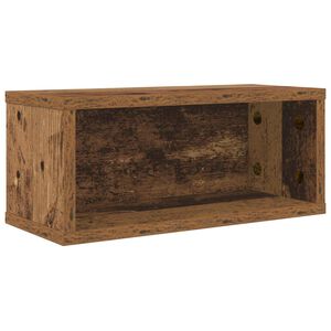 vidaXL Suporte para CDs Madeira de carvalho 40 x 17 x 17 cm