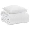 vidaXL Edredom de Ver&atilde;o Simples 2 unid. Branco Microfibra
