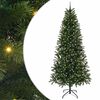 vidaXL &Aacute;rvore de Natal Artificial com 300 LEDs Verde 240 cm PE e PVC