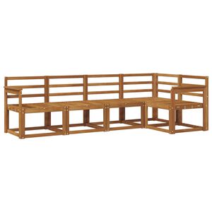 vidaXL Conjunto de Sof&aacute;s para Exterior 5 pcs Natural