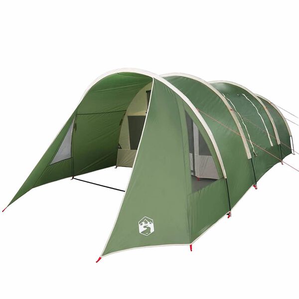 vidaXL Tenda túnel com telhado Verde e Branco 778 x 356 x 210 cm