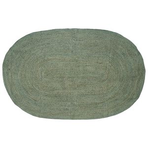 vidaXL Tapetes de &aacute;rea Verde-Azeitona 205 x 305 cm Juta