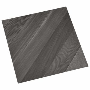 vidaXL Pranchas de Piso Autoadesivo Listrado Cinza 30,5 x 30,5 cm