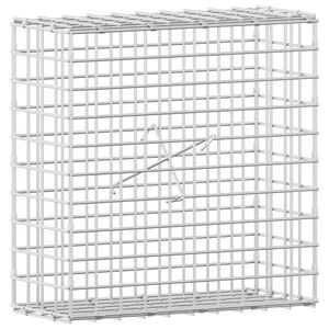 vidaXL Gabione com Fio de 5 mm e Malha de 5x5 cm 50x20x50 cm