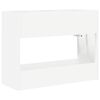 vidaXL Suporte de Guarda-Sol com armazenamento Branco 65 x 24 x 50 cm