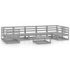 vidaXL 8 pcs conjunto lounge de jardim pinho maci&ccedil;o