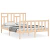 vidaXL Cama sem colch&atilde;o 140x200 cm madeira de pinho maci&ccedil;a