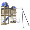 vidaXL Conjunto de brincar para exterior madeira de pinho impregnada