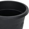 vidaXL Vasos de Plantas 6 pcs Preto &Oslash; 26 x 21.5 cm Pl&aacute;stico
