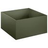 vidaXL Vaso de Jardim Verde-Azeitona 60 x 60 x 30 cm