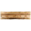 vidaXL Tampo de mesa c/borda viva 160x40x2,5cm mangueira &aacute;spera maci&ccedil;a