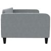 vidaXL Sof&aacute;-cama 100x200 cm tecido cinzento-claro