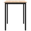 vidaXL Mesa de jantar Natural 110 x 55 x 75 cm