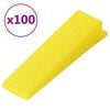 vidaXL Cunhas niveladoras de ladrilhos 100 pcs