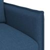 vidaXL Conjunto de Sof&aacute;s 2 pcs Azul 196 x 82 x 85 cm tecido