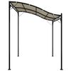 vidaXL Toldo 2x2,3 m 180 g/m&sup2; tecido e a&ccedil;o cor creme