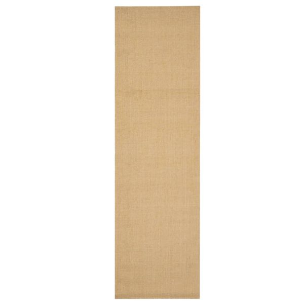 vidaXL Tapete sisal natural 100x350 cm
