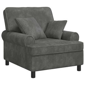vidaXL Poltrona XL com almofadas Cinzento-claro Tecido de 1,5 Linhas