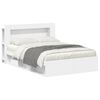 vidaXL Estrutura de Cama com Armazenamento Branco 140 x 200 cm
