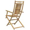 vidaXL Cadeiras de jardim dobráveis 4 pcs 53x66x99 cm bambu