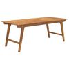 vidaXL Mesa de jardim 200x90x75 cm madeira de ac&aacute;cia maci&ccedil;a