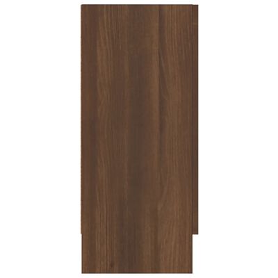 vidaXL Vitrine 120x30,5x70 cm derivados madeira carvalho castanho