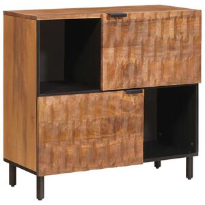 vidaXL Buffet Acabamento em Ac&aacute;cia Marrom 80 x 33 x 75 cm