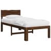 vidaXL Estrutura de Cama de Solteiro com Cabeceira ROSTOCK