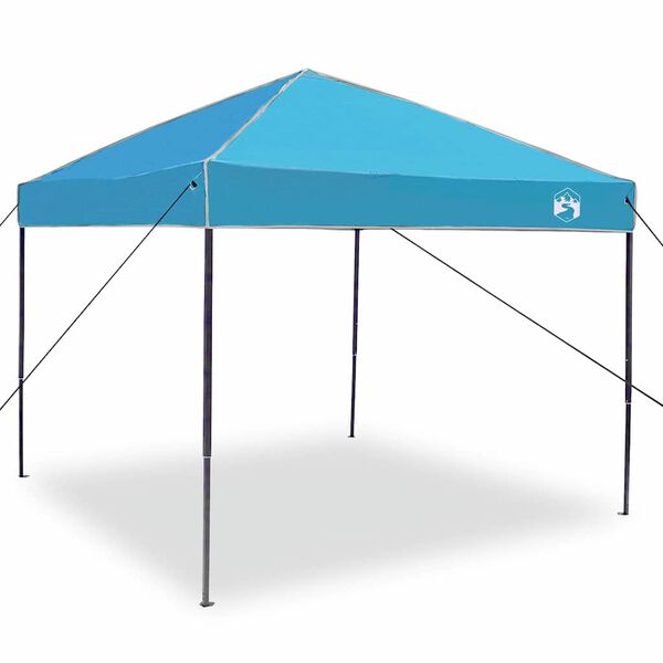 vidaXL Tenda de Toldo Manual Azul 243 x 243 x 251 cm tecido