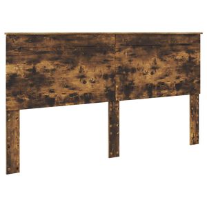 vidaXL Cabeceira Carvalho Defumado 200 cm Madeira processada