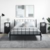 vidaXL Mesas de cabeceira 2 pcs 34x35,5x70 cm derivados madeira preto
