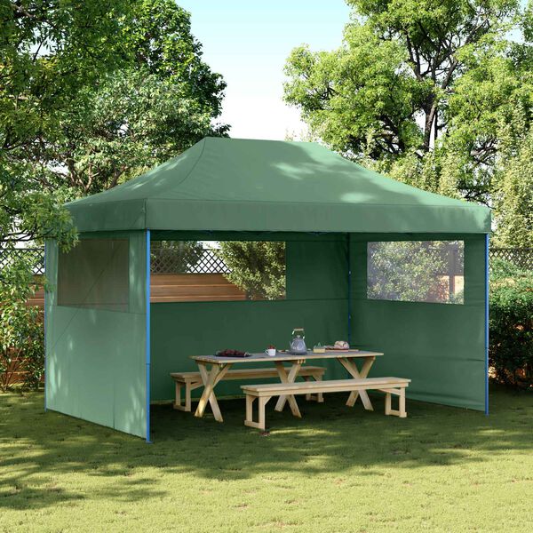 vidaXL Tenda de Festa Verde 292 x 440 x 315 cm Tecido Oxford