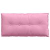 vidaXL Travesseiro para Costas Rosa 100 x 19 x 50 cm tecido
