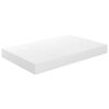 vidaXL Prateleiras de parede suspensas 4 pcs 40x23x3,8cm MDF branco