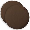 vidaXL Almofada de Lan&ccedil;ar 2 unid. HEERLEN Castanho &Oslash; 60 cm Tecido