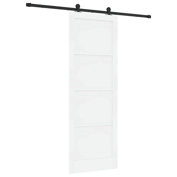 vidaXL Porta Deslizante ORKDAL Branco 83 x 232 cm