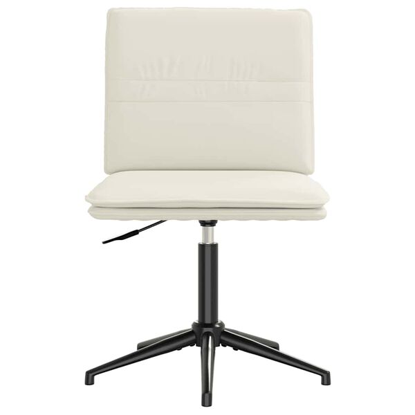 vidaXL Cadeiras de jantar 6 pcs veludo cor creme