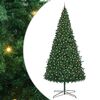 vidaXL &Aacute;rvore de Natal com luzes decorativas de corda Verde 400 cm PVC
