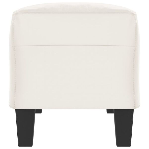 vidaXL Banco 100x35x41 cm tecido de microfibra bege