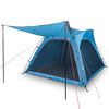 vidaXL Tenda de campismo 4 pessoas liberta&ccedil;&atilde;o r&aacute;pida imperme&aacute;vel azul
