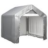 vidaXL Tenda de armazenamento 180x180 cm a&ccedil;o galvanizado cinzento