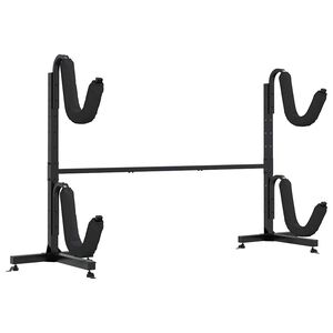 vidaXL Prateleira de arruma&ccedil;&atilde;o para 2 caiaques 250x57x127,5 cm a&ccedil;o