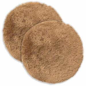 vidaXL Almofada HEERLEN 2 unid. Cinzento-acastanhado Fleece PV