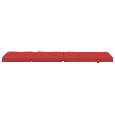 vidaXL Almofadões p/ cadeira de terraço 2 pcs tecido oxford vermelho